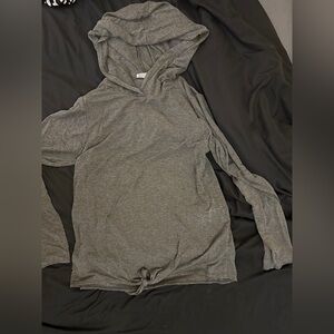 Long sleeve shirt with hood